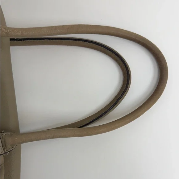 Chloe Taupe Leather Satchel